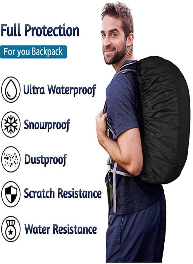 Sroxzy Waterproof Backpack Rain Cover | Lightweight, Foldable, Dustproof & Scratch-Resistant | Fits 40L to 55L Backpacks | Ideal for Hiking, Camping & Travel (2) - Image 3
